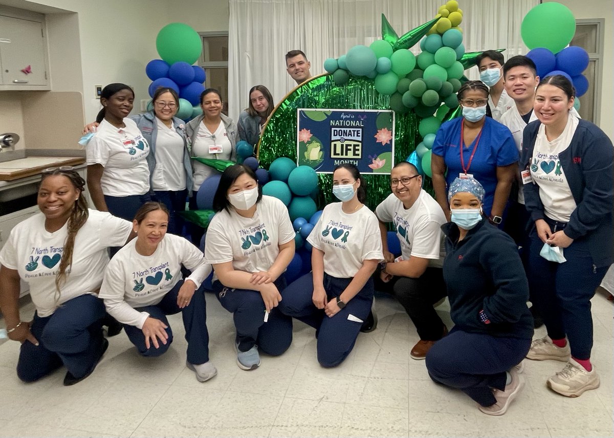 NYC_Tx_Hep's tweet photo. The @WeillCornell Liver Transplant Team supports @Donate_4_Life month! #livetwitter https://t.co/2K6zQ1dyeR