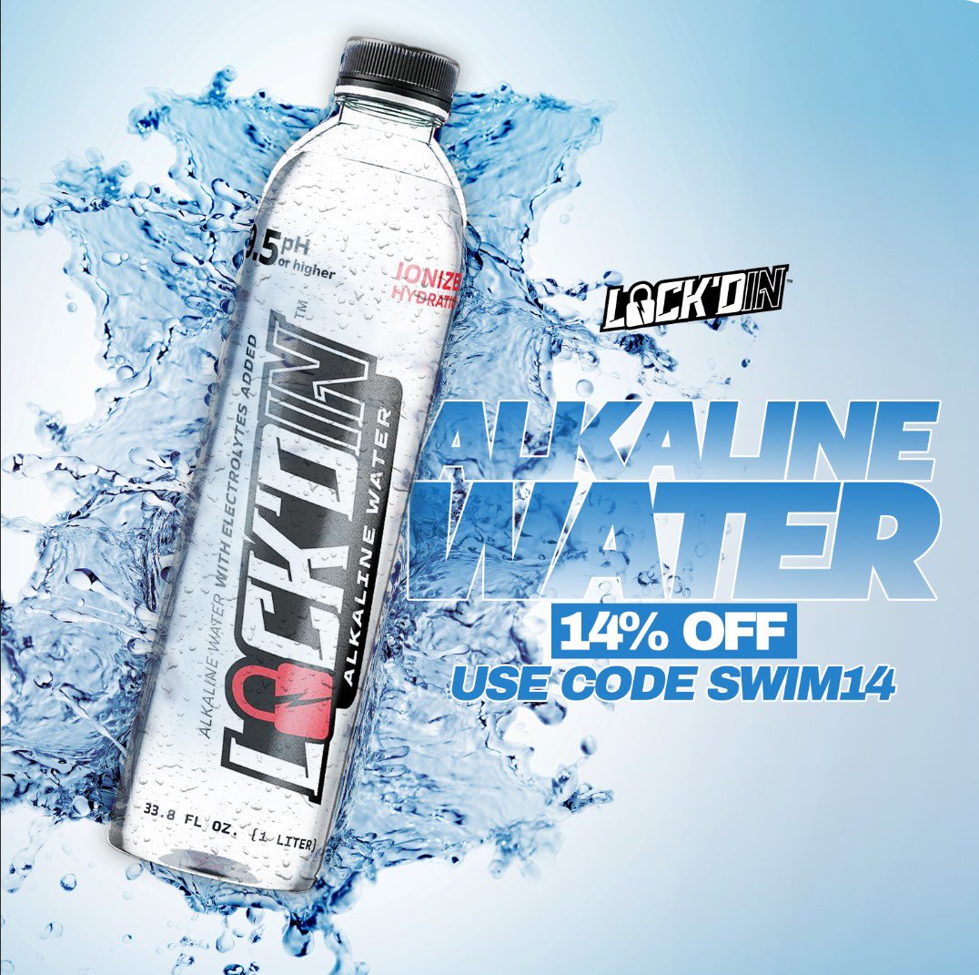 Achieve ultimate hydration with our amazing Alkaline Water! Use promo code SWIM14 good thru April 15th for a great refreshing experience! 💦🔒

💦Order Today! LockdIn.com | #LockdIn 

-
-
-
#alkaline #water #hydration #refreshing #beverage