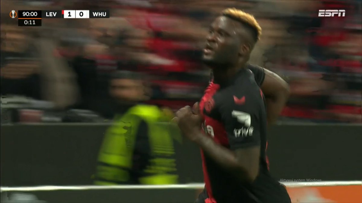 VICTOR BONIFACE IS BACK! 2:0 FOR BAYER LEVERKUSEN, WEST HAM ON THE BOARDS!
#B04WHU
