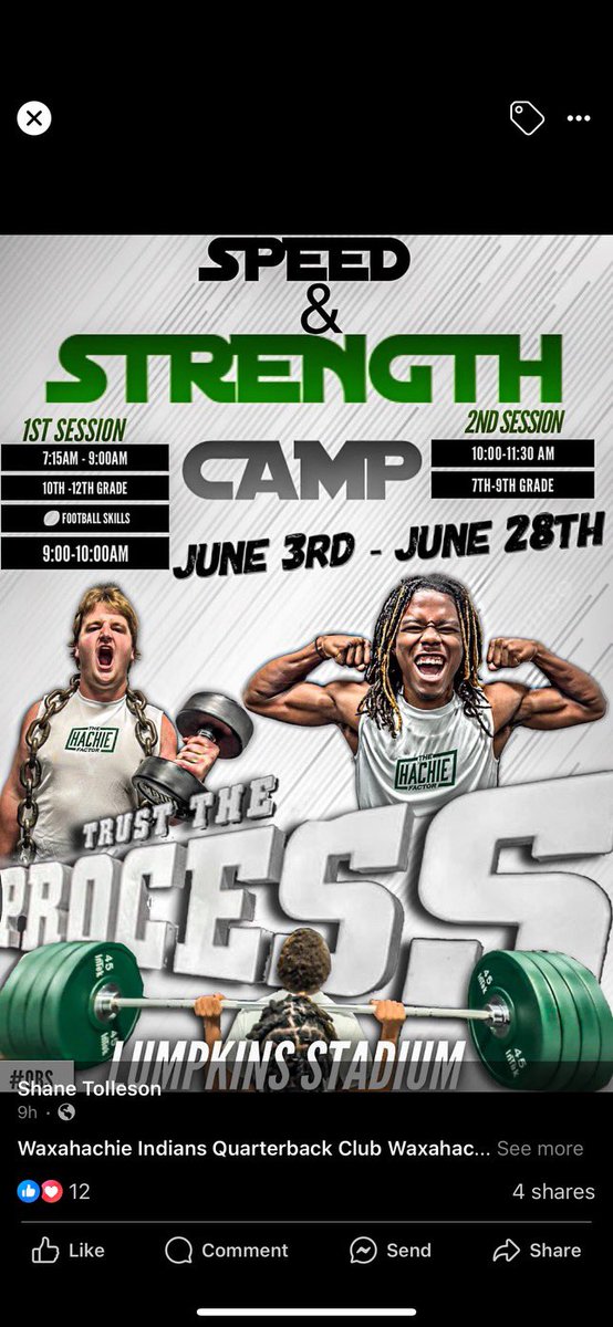 can’t wait to put in the work <a href="/PlayBookAthlete/">PLAYBOOK ATHLETE</a> <a href="/Tolleson20/">Coach Tolly 2️⃣0️⃣🇺🇸</a>