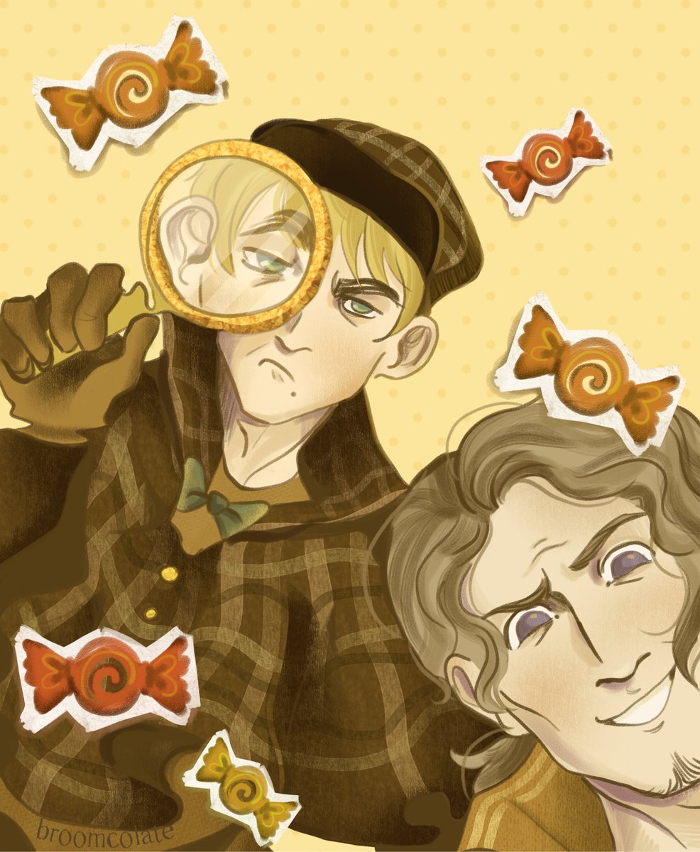 Broomcolate's tweet photo. #hetalia #fruk #aphFrance #aphEngland #aph #hws #frukweek
Day 5: Detectives
they are searching something sweet for tea 🍬 https://t.co/l2eQhqg4V0