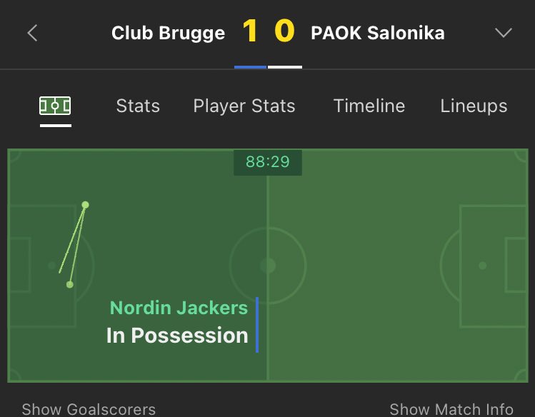 These bastards scored since 6 mins and don’t want to score again. PAOK you local champions. Fvcking animals