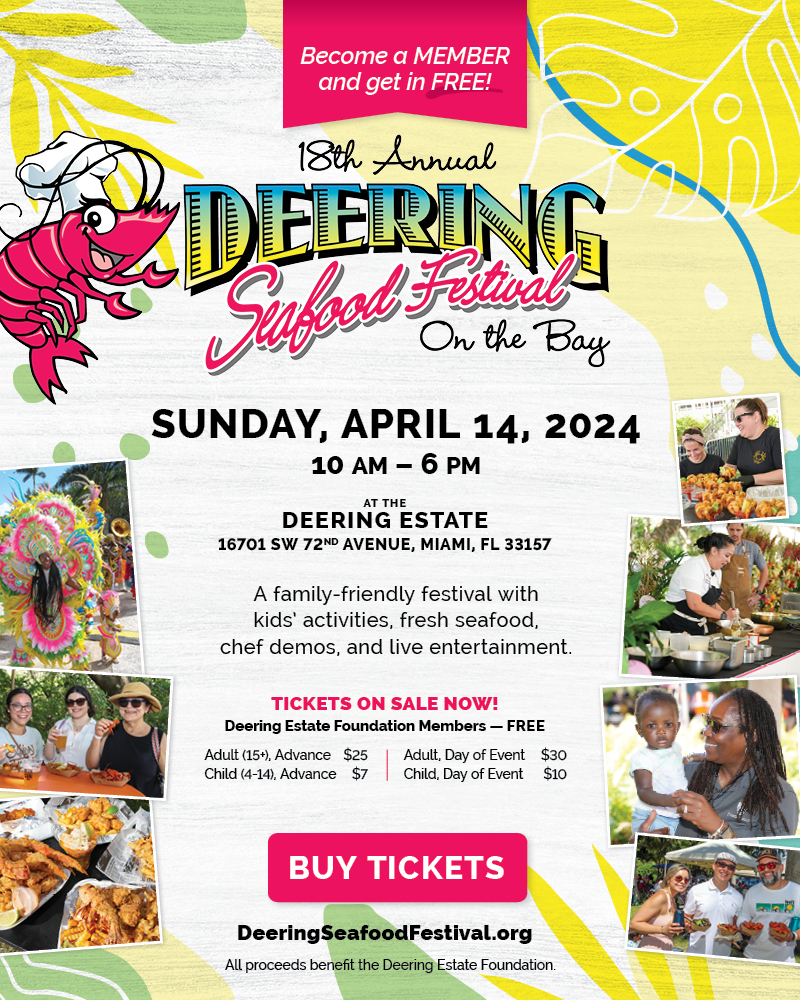 The Deering Seafood Festival is this Sunday, April 14th! Check out the Festival Program online which includes the festival map, entertainment schedule, food & beverage menus and MORE! flow.page/seafoodfestival
