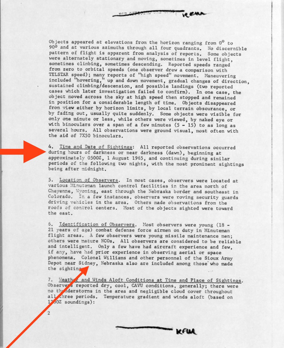 Notable “drone swarms”: 2019-20: Vicinity of Warren AFB nuclear missile silos 2019: Southern California 2023: Langley AFB Flashing lights, no sound, only seen at night. 1965: ~150 UAP with “flashing lights,” “no sound” observed at night around Warren nuclear missile silos.