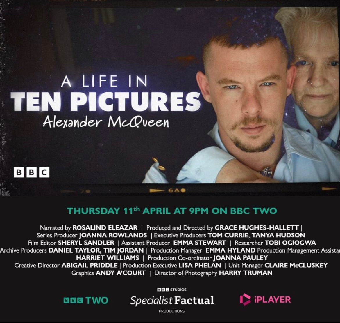 Tom Currie (@tomcurrietv) on Twitter photo Pick of the day <a href="/guardian/">The Guardian</a> called ‘an exhilarating watch’. <a href="/BBCiPlayer/">BBC iPlayer</a>
Tonight 9pm @bbctwo Alexander McQueen: A Life in Ten Pictures.
Thank you to the team and all Lee’s family and friends who took part and helped us make this film. #alexandermcqueen Pick of the day <a href="/guardian/">The Guardian</a> called ‘an exhilarating watch’. <a href="/BBCiPlayer/">BBC iPlayer</a>
Tonight 9pm @bbctwo Alexander McQueen: A Life in Ten Pictures.
Thank you to the team and all Lee’s family and friends who took part and helped us make this film. #alexandermcqueen