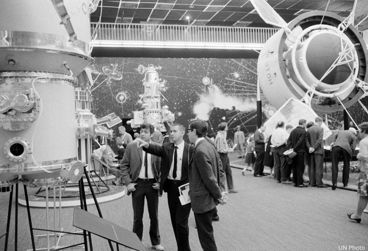 Il y a 63 ans, le 12 avril 1961, mise en orbite du premier vol spatial habité — un événement historique qui a ouvert la voie à l'exploration spatiale au profit de l'humanité tout entière. Plus sur la Journée internationale du #VolSpatialHabité 🚀. un.org/fr/observances…