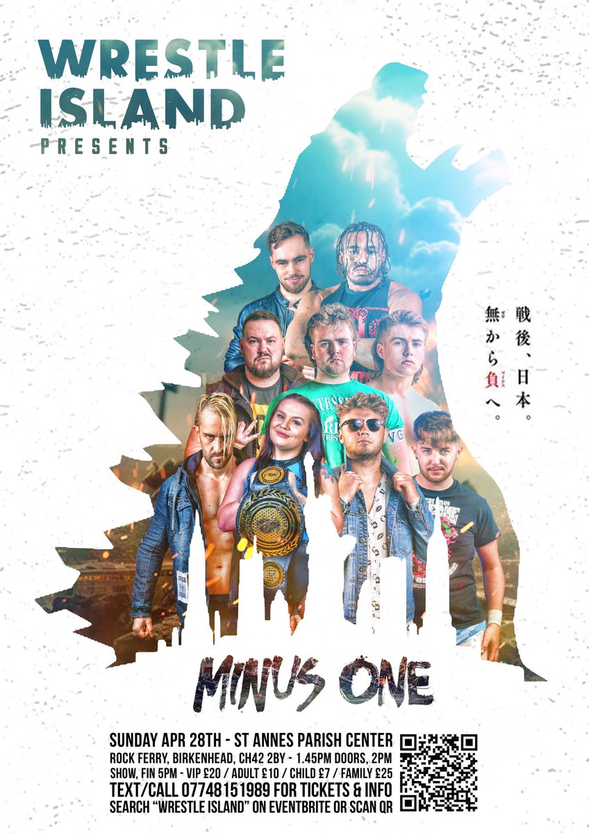 April 28th 🔥 Someone just had to pull out so we have 6 VIPS become available. VIP gets you 👇 Front Row ticket Poster Pre show meet and greet Interval photo Exclusive VIP match All for £20 adult £15 kid or £50 for a family 🏝️ eventbrite.com/e/wrestle-isla…