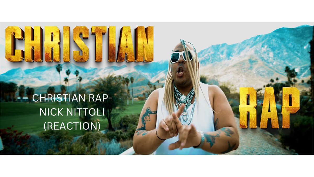 NICK NITTOLI- "CHRISTIAN RAP" (MY REACTION). ALWAYS LOVE TOO LISTEN TO NEW MUSIC THAT HAS BEEN REQUESTED FROM SUBSCRIBERS, HERE IS A NEW ONE! LOVED IT AND HOPE YOU ALL DO TOO!
youtube.com/watch?v=PO5f_1…

<a href="/NickNittoli/">Nick Nittoli</a>