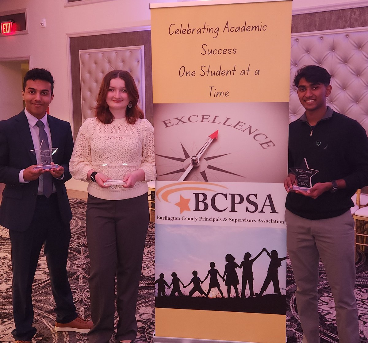 BRHSScotties's tweet image. A night to honor three outstanding BRHS Sotties at the Burlington County Principals &amp;amp; Supervisors Association celebration.