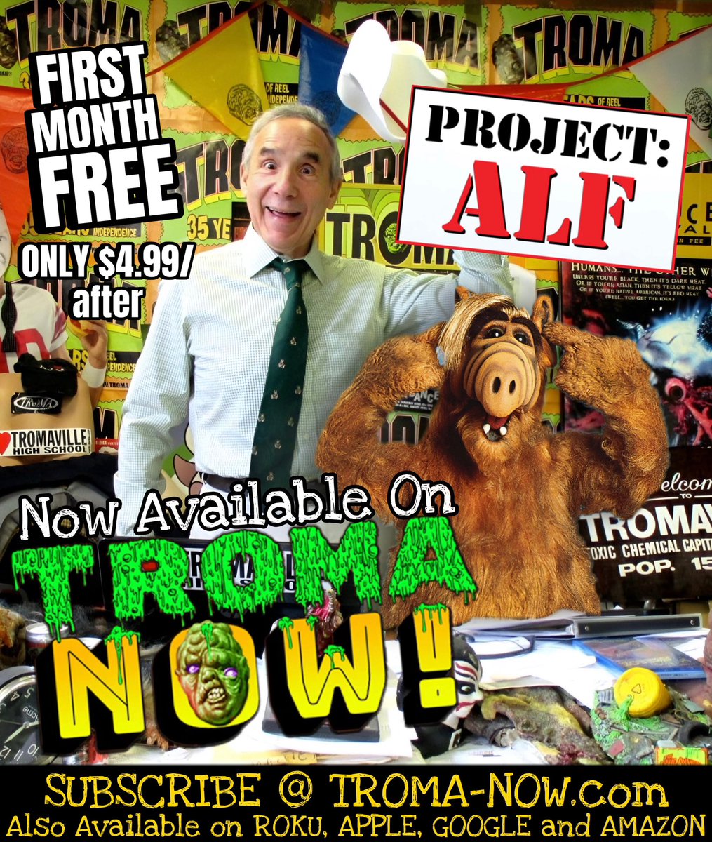 Troma Team Welcomes #ALF to our Troma-now.com library! @TromaArmy @80sbabyTru @ChrissyStar9