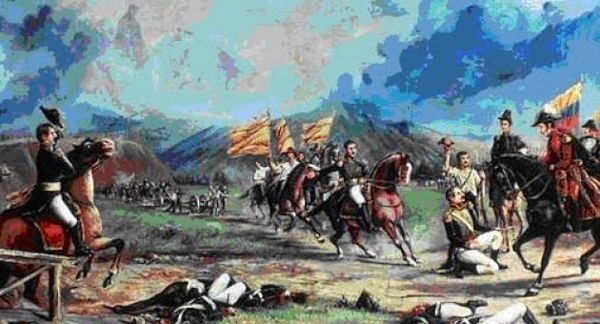 AntroCanal's tweet photo. #UnDiaComoHoy #11Abr 1817 Se gestó la liberación de la Provincia de Guayana (Bolívar, Amazonas, Delta Amacuro y el Esequibo). #MiMapa 

La Batalla de San Félix fue un combate de la Campaña de Guayana de la guerra de independencia de Venezuela ocurrido el 11 de abril de 1817 en la mesa de Chirica, en la Provincia de Guayana la cual apenas duró media hora y significó una eternidad para la patria libre.

Las fuerzas republicanas se encontraban en campaña contra Guayana desde finales de 1816 donde habían intentado sin mucho éxito por no contar con una escuadrilla, tomar las plazas que dominaban el tráfico por el río Orinoco: Angostura y Guayana la Vieja.