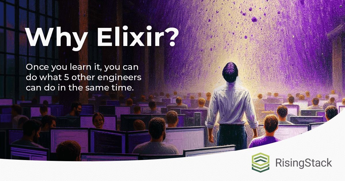 Why Elixir? Phoenix & LiveView are unmatched for Modern Web Apps 

blog.risingstack.com/why-elixir