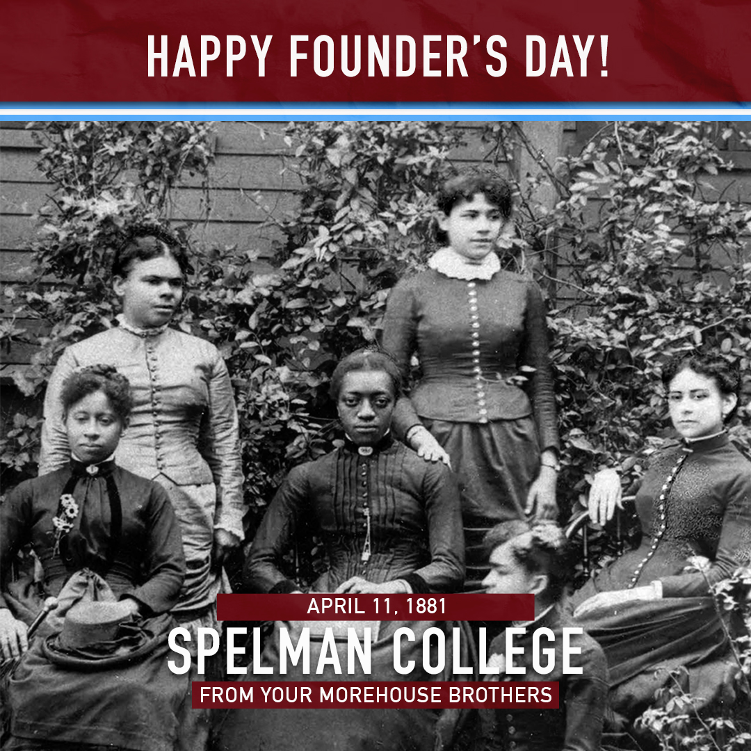 #HappyFoundersDay to our beloved siblings at Spelman College! 🎉💙 Wishing you all continued success as we celebrate this special day together! Here's to 143 years of excellence and service! #SpelmanFoundersDay #Morehouse #morehousecollege #Spelman #SpelmanCollege
