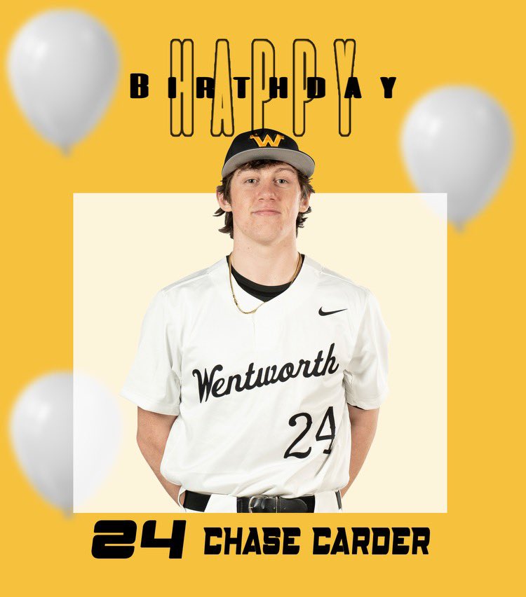 Happy Birthday to freshman pitcher, Chase Carder!