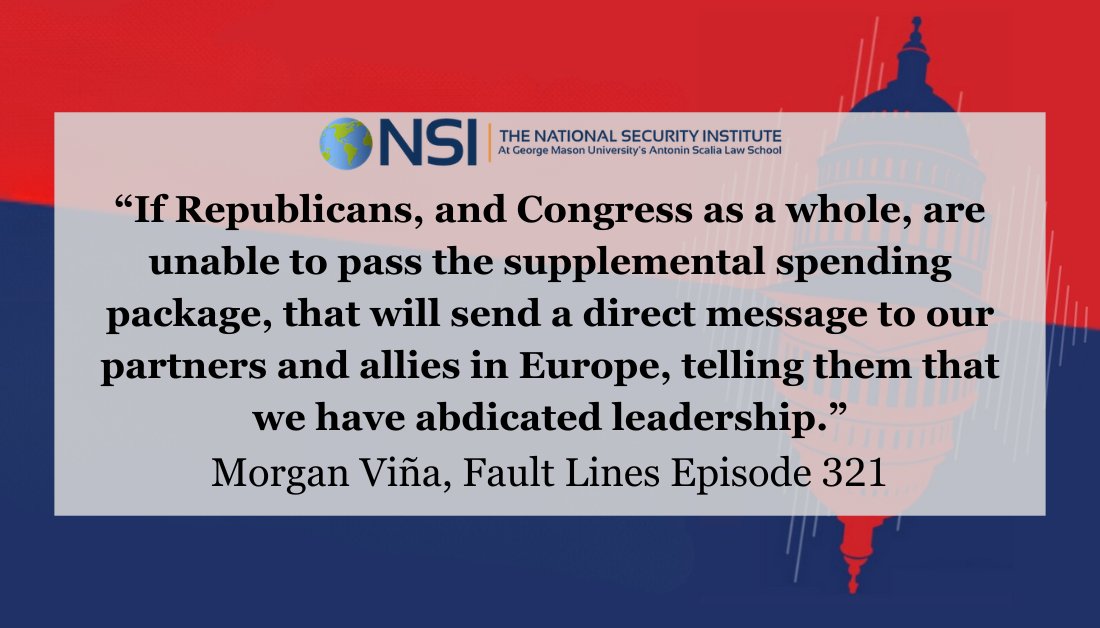 On Fault Lines Ep. 321, @lestermunson, @morganlroach, and @NotTVJessJones discussed the ongoing conflicts within the U.S. House of Representatives over the $95 billion supplemental aid package for Ukraine, Israel, and Taiwan. youtu.be/5VK9TlwHKCQ open.spotify.com/episode/6QkudR…