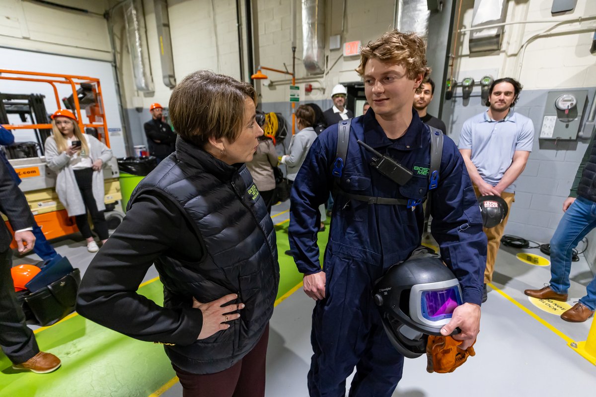 MassGovernor's tweet photo. Here in Massachusetts, Boston Metal is transforming how metals are made, solving our climate challenges and creating good jobs for our workers.

The Mass Leads Act backs our climate tech innovators, helps them grow, and brings their technology to the rest of the world. https://t.co/XRSKwypG7z