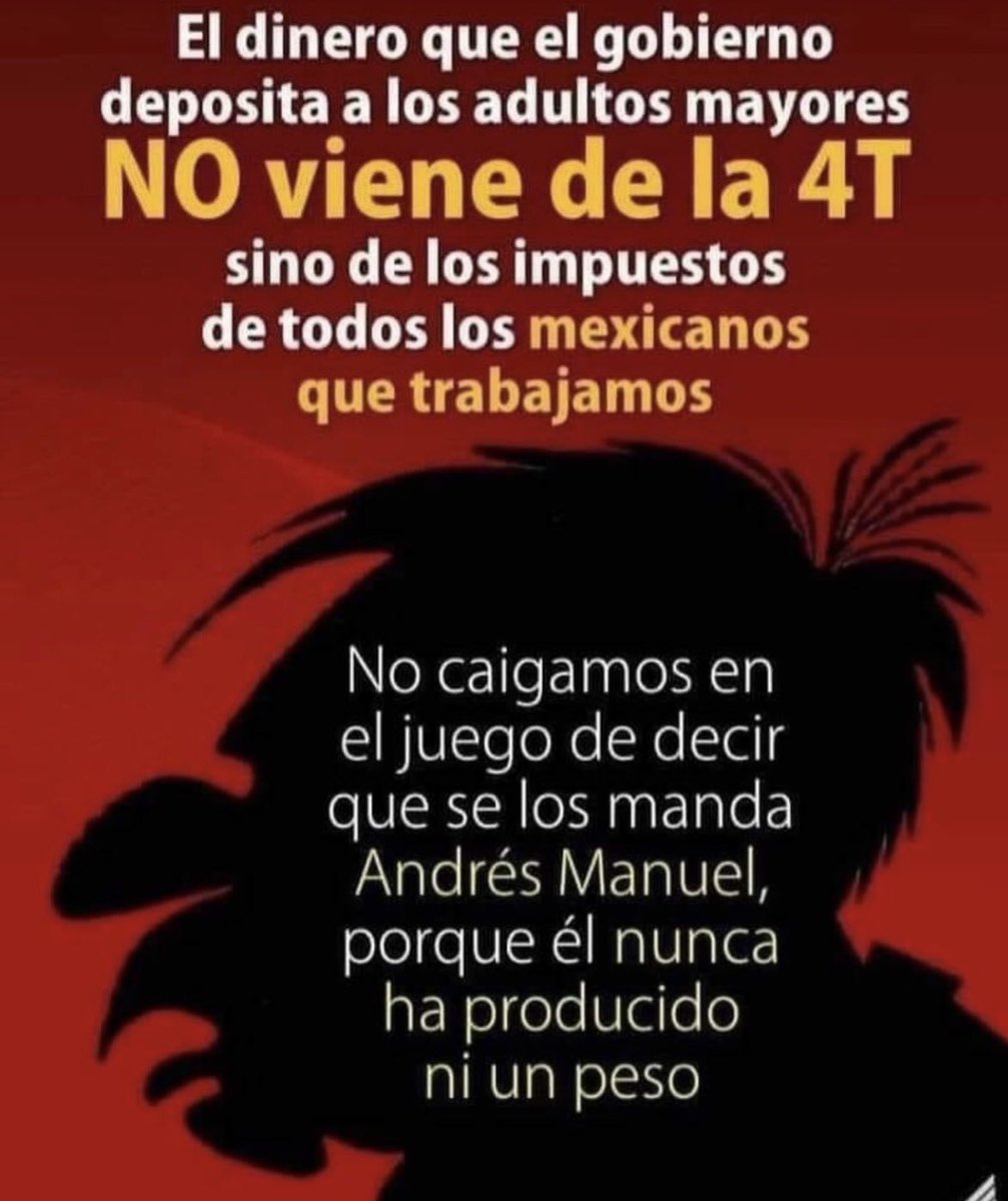 @juncalssolano NO ES GUERRA SUCIA, es la pura realidad, el PAYASO DEL BIENESTAR NO A PRODUCIDO NUNCA UN SOLO PESO EN SU PERRA Y COSTROSA VIDA, el dinero para los muertosdehambre del bienestar sale DE NUESTROS IMPUESTOS. #NarcoPresidenteAMLO38 #NarcoCandidataClaudia37 #MorenaTeEnvenena