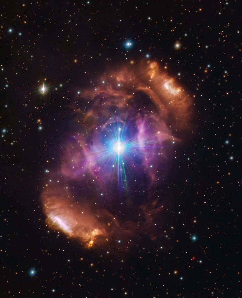 Beautiful nebula, violent history: clash of stars solves stellar mystery bit.ly/3UfIsCy - in ESO News