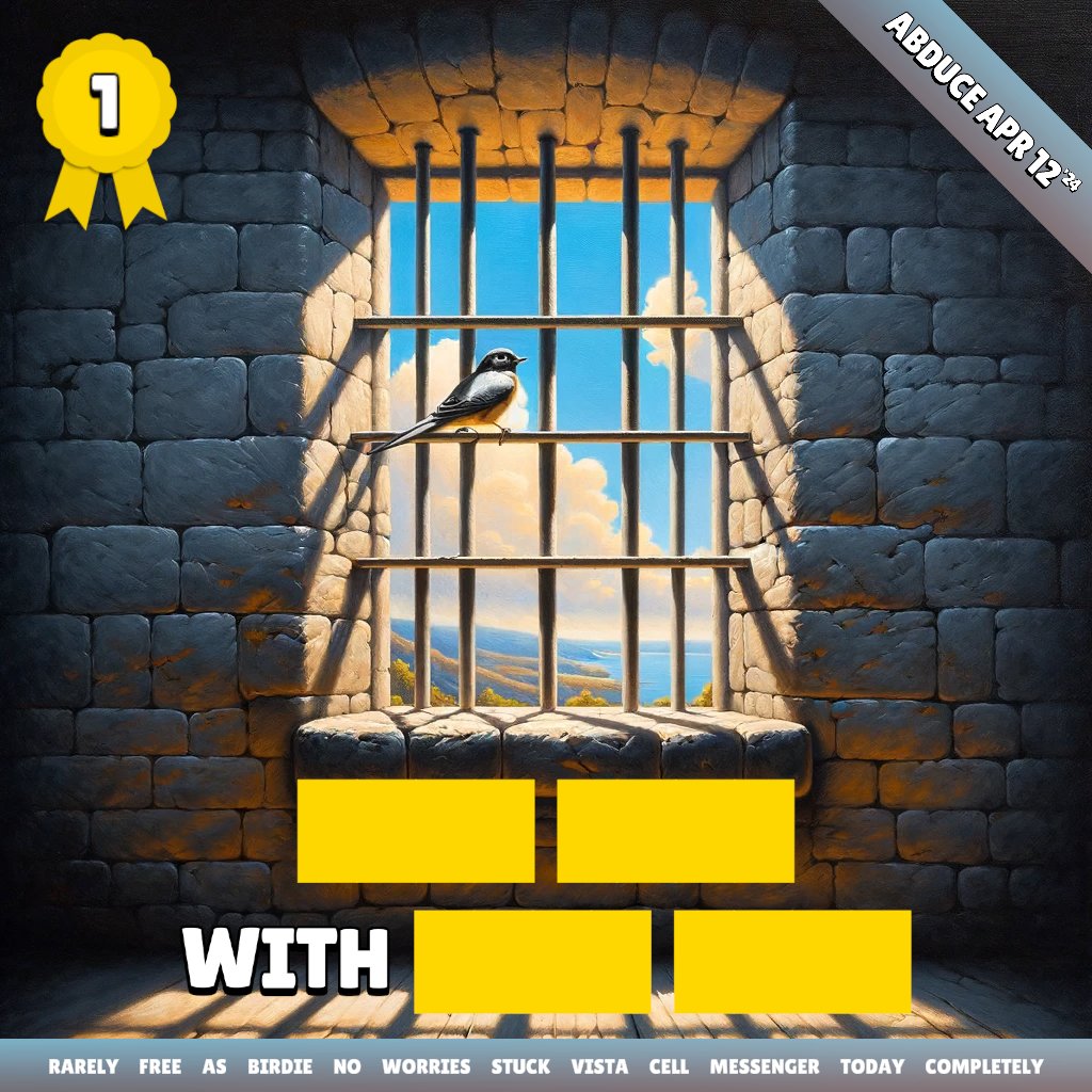 abducegame's tweet image. Fly away #TheDailyAbduce Arp 12 &apos;24 #Friyeah