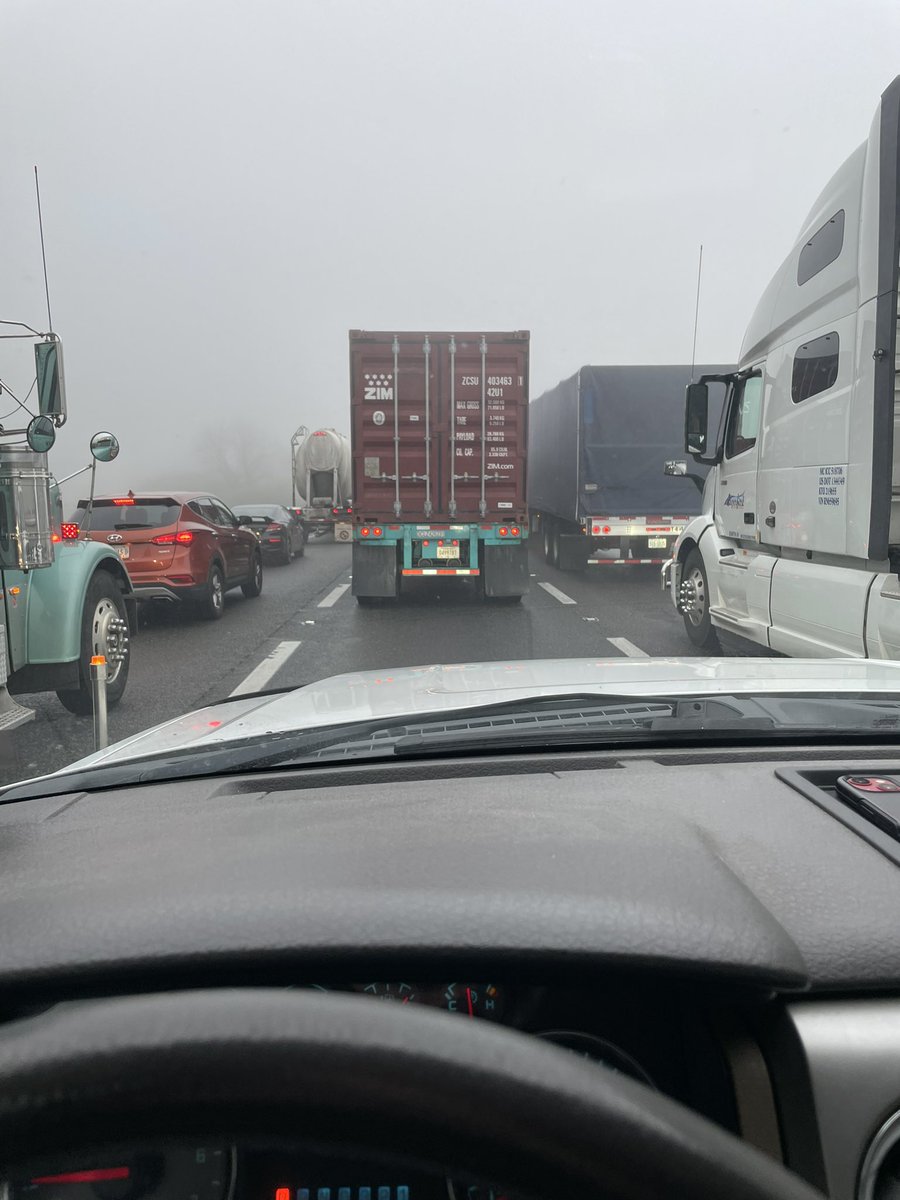 hess4125's tweet photo. Traffic is at a standstill still on I-77N at Fancy Gap, Va. https://t.co/sP5VU8F4GO
