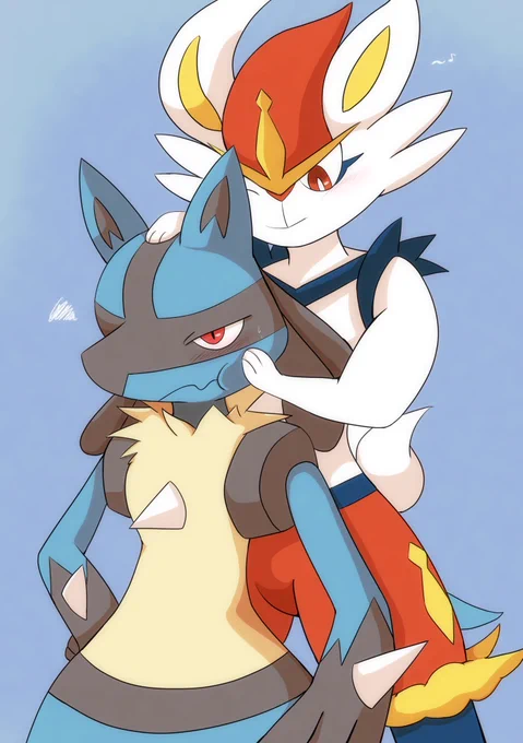 ルカリオ × エースバーン(Lucario × Cinderace) 