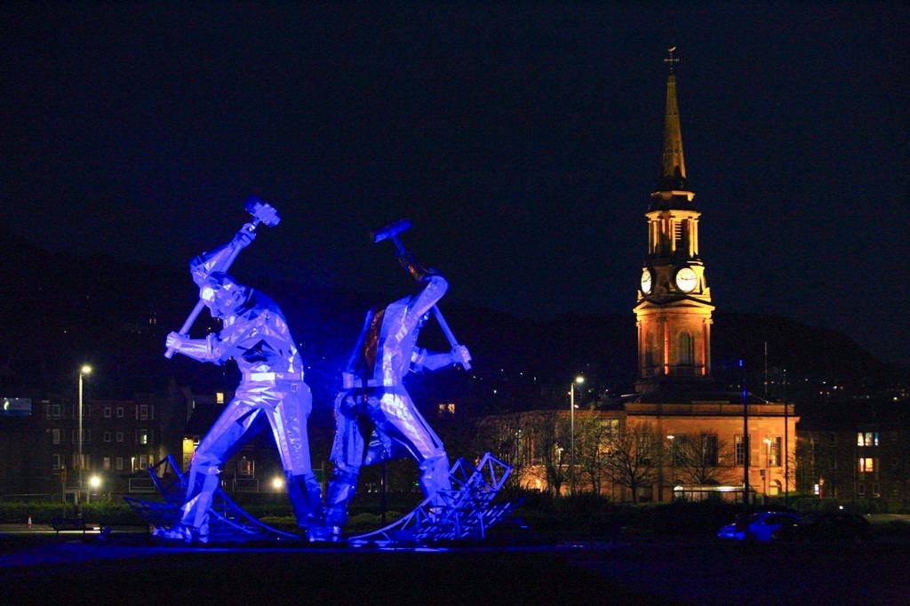 Wow! Check out the Shipbuilders of Port Glasgow. Incredible sight💙