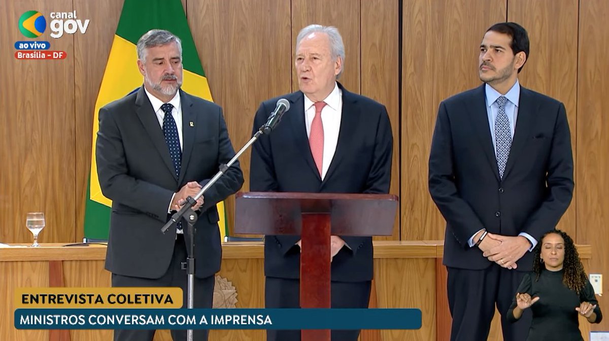 'SAIDINHA DE PRESOS' | À imprensa, o ministro do @mjspgov, Ricardo Lewandowski, afirmou que presidente @LulaOficial preservará a íntegra do PL aprovado pelo Congresso com veto pontual à questão da visita às famílias. 'Proibição atenta contra valores fundamentais da Constituição.'