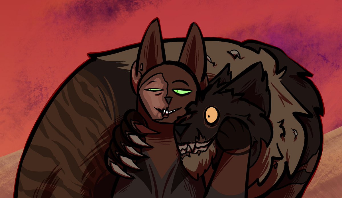 Gotta balance out the wholesome content, these two scratch a special itch in my brain ngl :3c Something’s caught both of their interest, never a good thing. Twistedoak- @Skoll_Invictus #ClawsOfSteel_