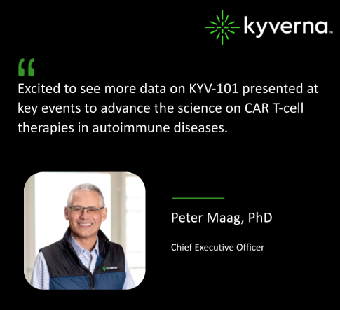 KYV-101, our fully human CD19 #cartcelltherapy product candidate, successfully used in patients with #MyastheniaGravis and Lambert-Eaton syndrome.

#autoimmunedisease #KYV101

prnewswire.com/news-releases/…