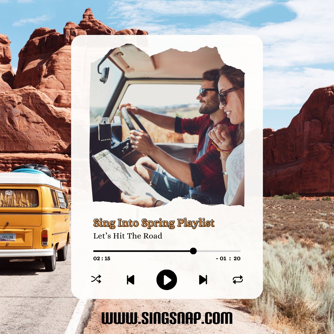 SingSnap's tweet image. Spring is moody as can be when it comes to weather but it sure does inspire some killer tunes! 🎶 Check out our Sing Into Spring Playlist on the blog 👉 singsnap.com/#/d/message-bo…

#SingSnap #KindnessMatters #SpringMusic #RoadTrip #Karaoke #Community