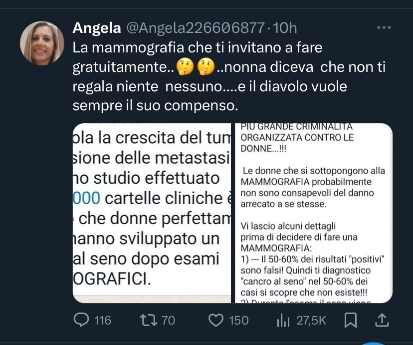 Prima che la sig.ra blocchi anche me: Scappate lontano da chi afferma queste cose. Fate prevenzione,controllatevi e non date retta ai cazzari. E che Dio mi perdoni se penso che la selezione naturale è tuttora una realtà…