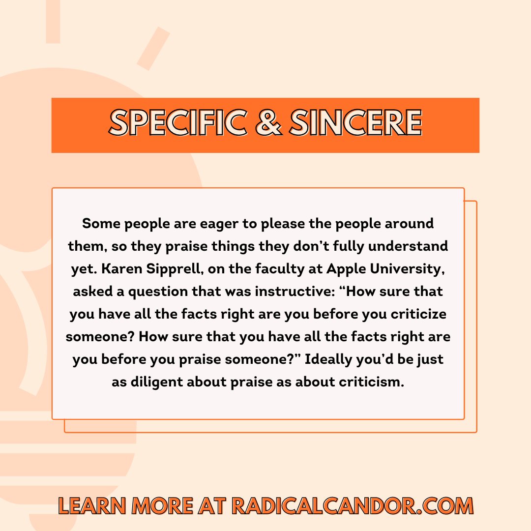 Striking the balance between praise and criticism is key! When critiquing, I keep it real without overthinking. But with praise, gotta tread carefully to avoid misfires. How do you handle it? Join in the convo on my blog post: [bit.ly/4av2DSr] #RadicalCandor #Feedback