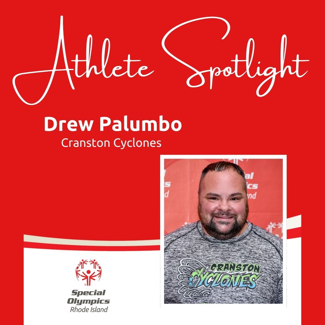 Excited to share our next Athlete Spotlight feature! Meet @SORhodeIsland athlete Drew Palumbo – a multi-sport dynamo, with track and snowshoeing as his top picks. Beyond the field, he's honing his public speaking skills, eager to inspire with his story one day. Let's unite in…