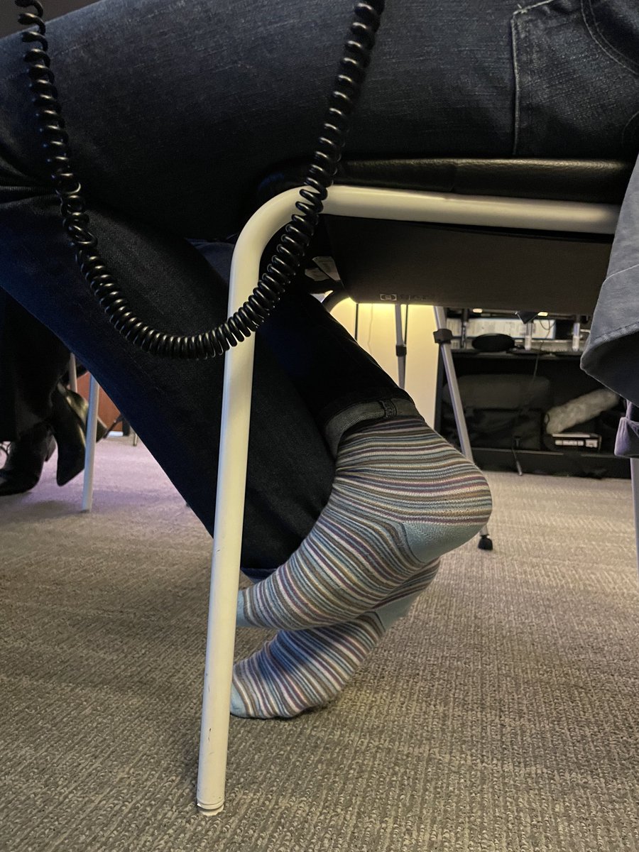 Scott’s socks are off for the ⁦<a href="/voiceofsandiego/">Voice of San Diego</a>⁩ podcast. Who knows what that means