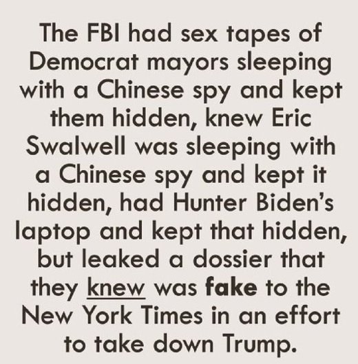 The FBI is very corrupt