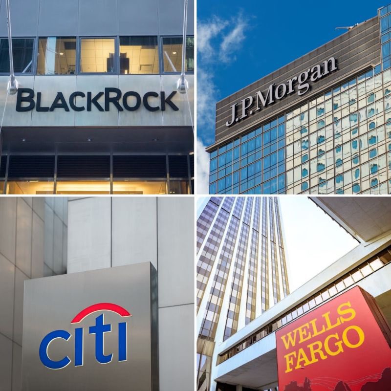 ALL OF THE LARGEST BANKS IN AMERICA REPORT EARNINGS TOMORROW MORNING JP MORGAN $JPM WELLS FARGO $WFC CITI $C BLACKROCK $BLK ALSO REPORTS ITS EARNINGS AT THE SAME TIME TOMORROW MORNING