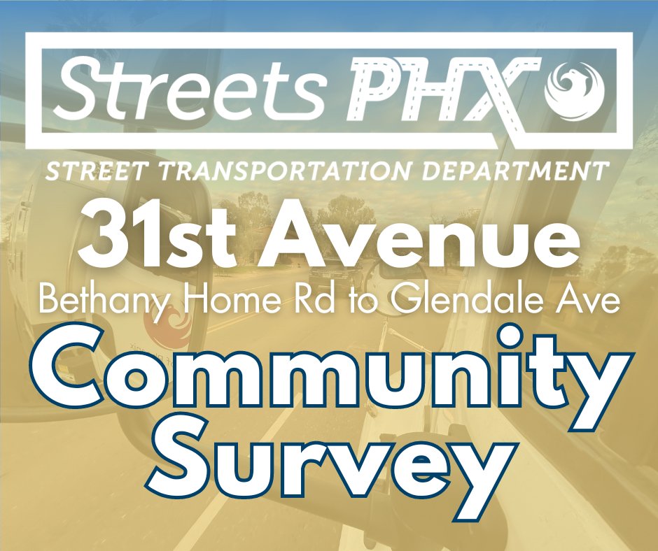 An upcoming paving project on 31st Ave. between Bethany Home Rd. and Glendale Ave. provides an opportunity to widen existing bike lanes. The proposed change could impact existing on-street parking. Learn more and provide input by April 21: Phoenix.gov/Streets/31AveB…