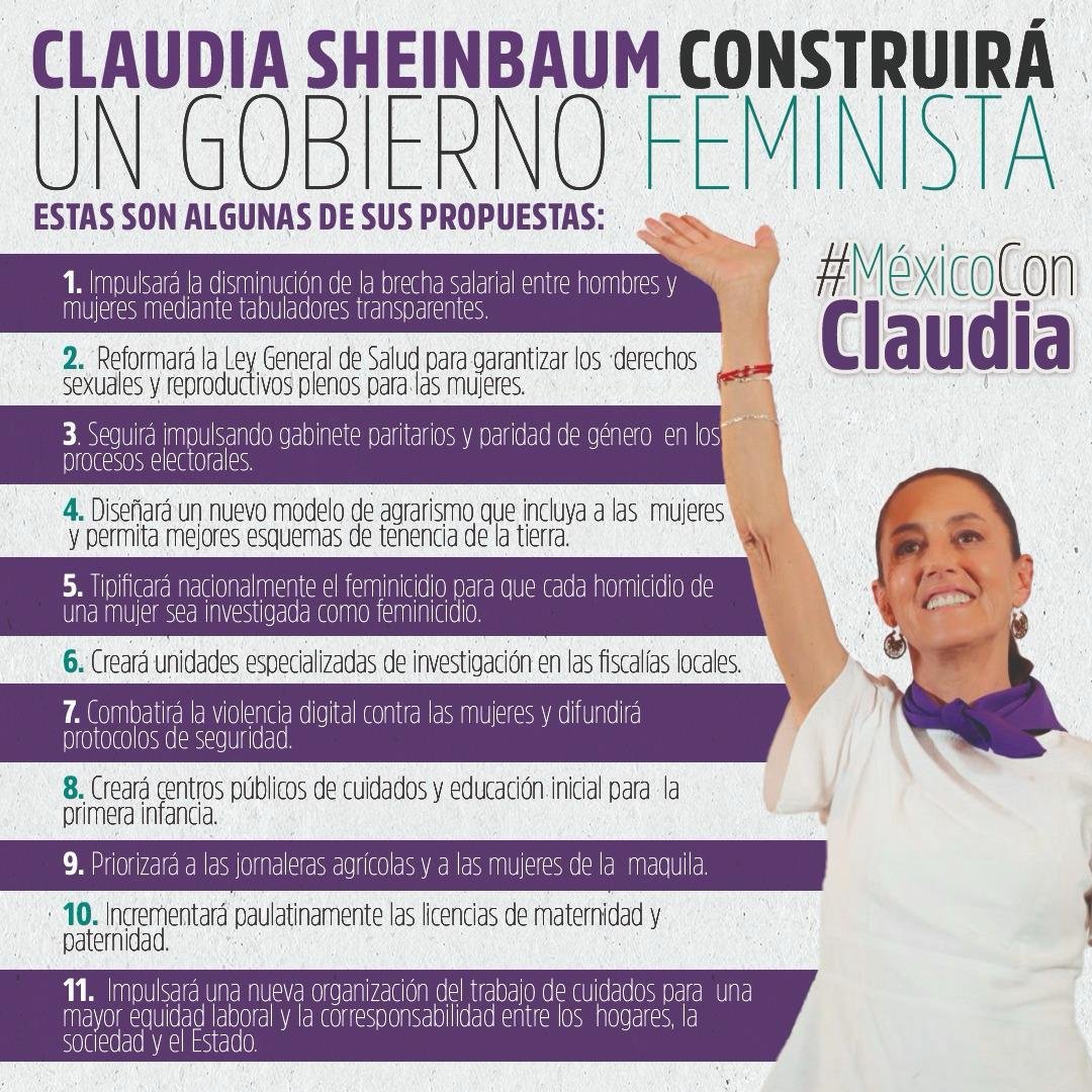 #mexicoconclaudia #ConTokioClaudia es tiempo de las mujeres !!!