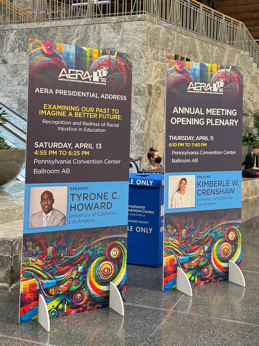 We started the first morning of #AERA24 in the Presidential Session: Expanding on the Scholarship of a Pioneer Advocate for Racial Justice. At CTS Co-Faculty Director & AERA President @TyroneCHoward's first AERA, Dr. Geneva Gay reassured him: “Stick with me; you belong here.”