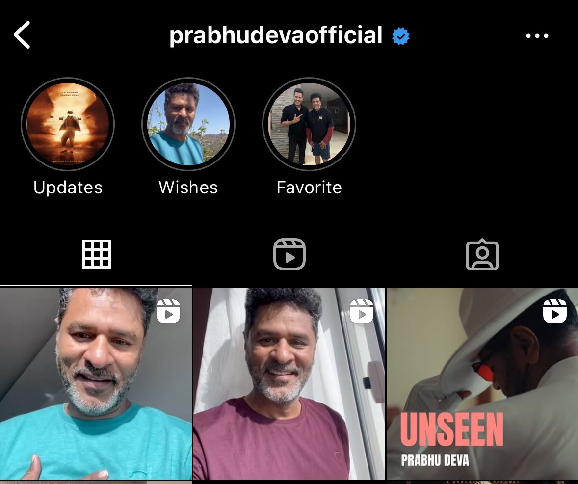 Prabhudeva is that one boomer chitthapa wishing us on all festivals without fail
he has a highlight named wishes😭😭 so cute