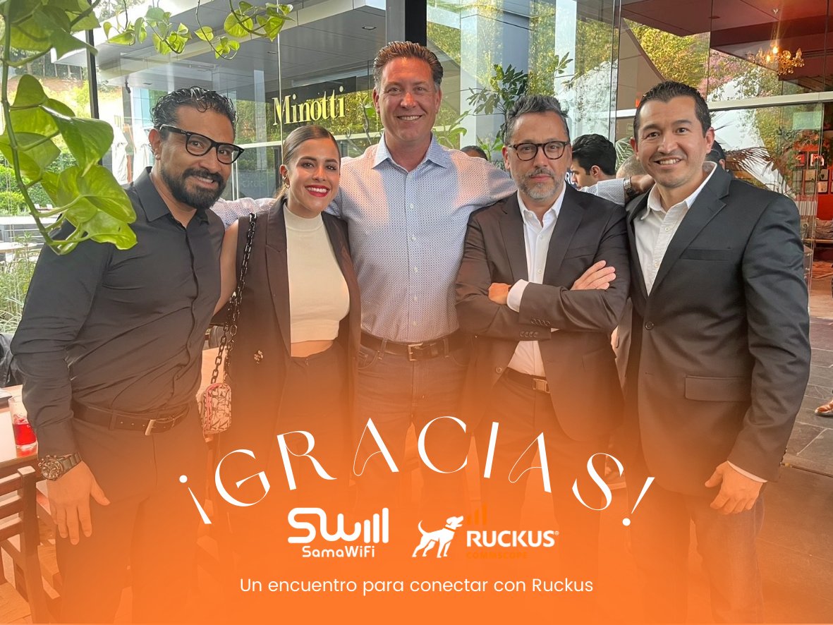 Gracias <a href="/ruckusnetworks/">RUCKUS Networks</a>  Latam por la invitación a este gran evento, tuvimos la oportunidad de conversar con <a href="/BartGiordano7/">Bart Giordano</a>  y su equipo donde visualizamos el futuro de la marca