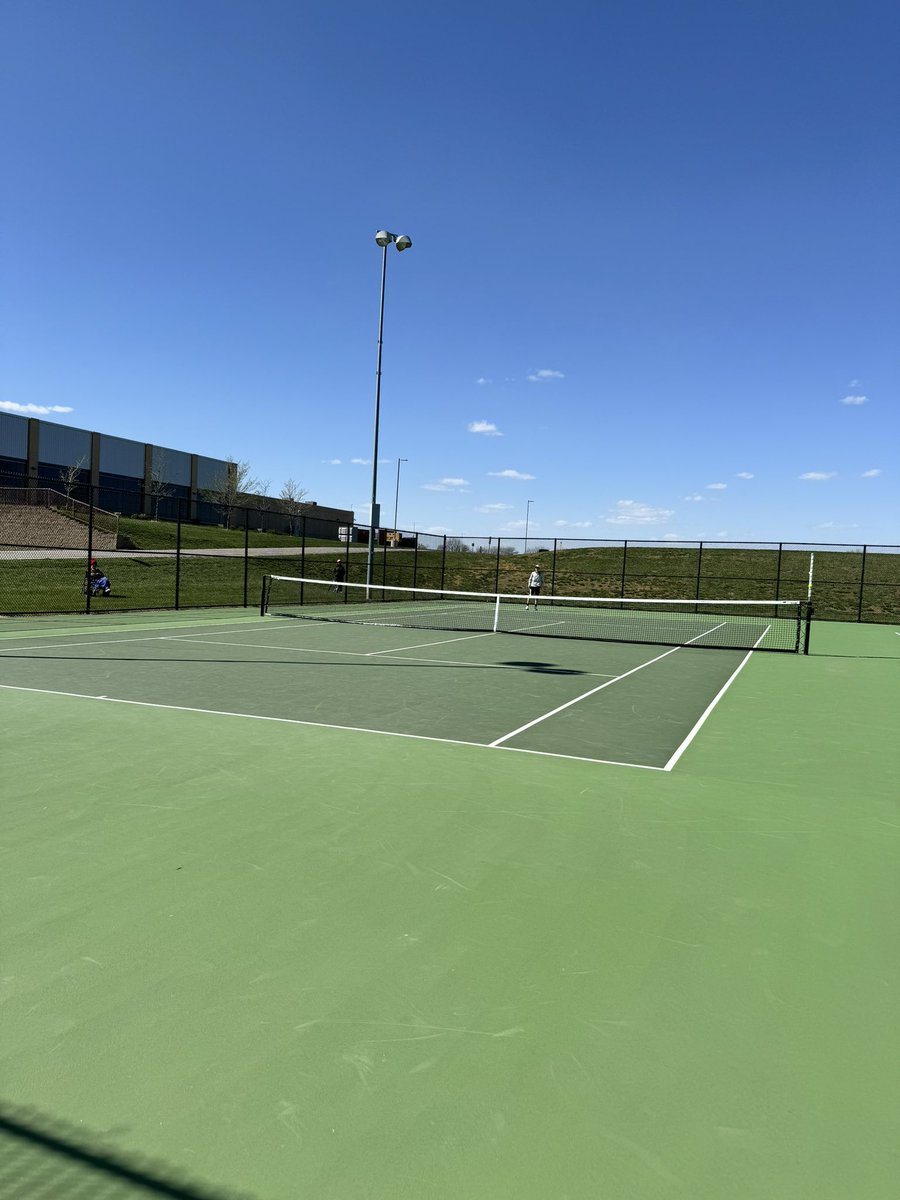 Eric with our first win of the day over Spring Hill 6-5(7-4) in a tie breaker