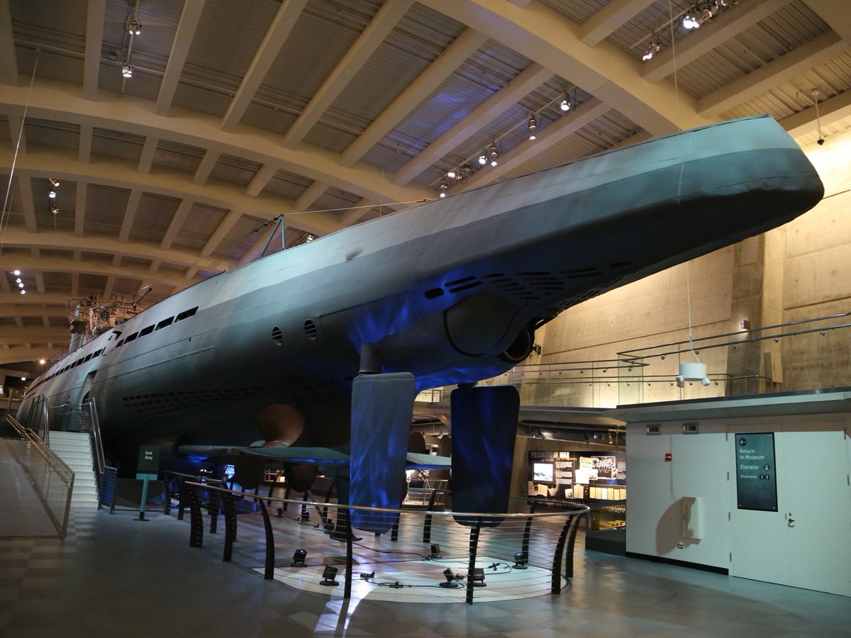 The U-505 Submarine is no replica - it’s an actual German sub responsible for menacing Allied ships during World War II. Today, visitors can explore its cramped quarters and learn about life aboard a wartime submarine. #NationalSubmarineDay 🌊⚓ 🔗 msichicago.org/u505