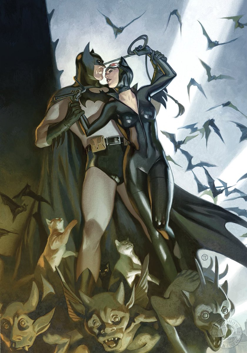 batman & catwoman by julian totino tedesco