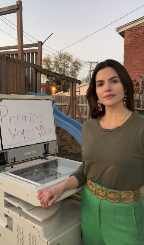 ValentinaForUSA's tweet image. Only US citizens should be allowed to vote in America, paper ballots, same-day voting, only the military and disabled can mail the ballots. Start mass deportations now.