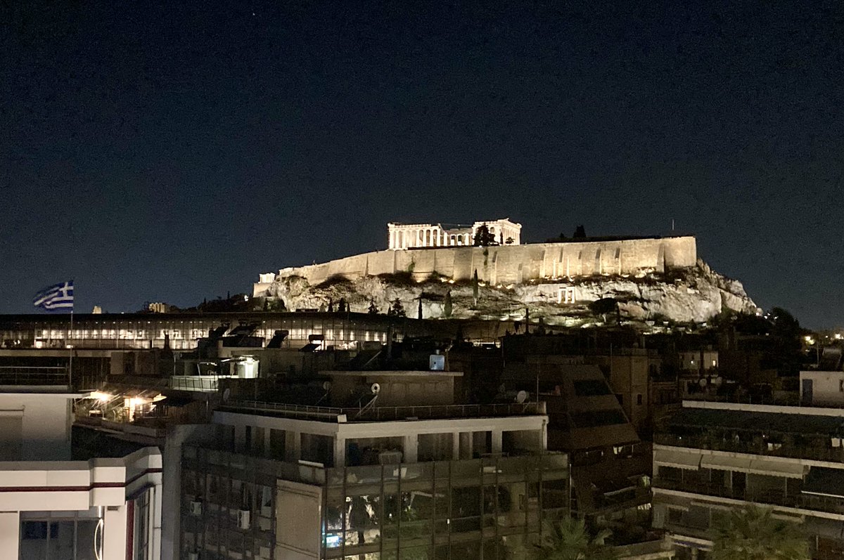 What a thrill to be in glorious Athens again. 🇬🇷