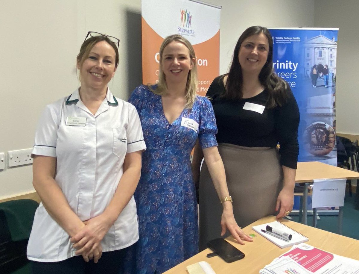 tcd_ot's tweet image. Thank you to all of the occupational therapy services who took part in our Jobs Fair today. 

A wonderful opportunity for our 4th year students to meet potential future employers &amp;amp; to find out more about working post qualification. 

#FutureOTs
#ThisisTrinityMed 
@TrinityMed1