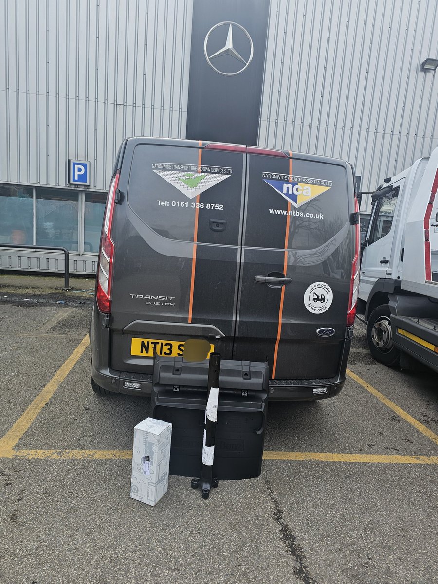 Always prepared to go the extra mile for a customer parts collected in Leeds now on to Bury St Edmunds to drop them off.