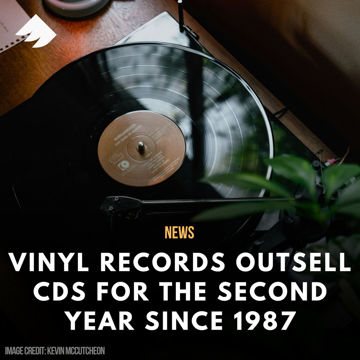 Via The Verge, the RIAA revealed that people bought 43 million vinyl records last year, 6 million more than the number of CDs sold. This is the second time this has happened since 1987. It also outsold it in terms of actual money made by double the amount.