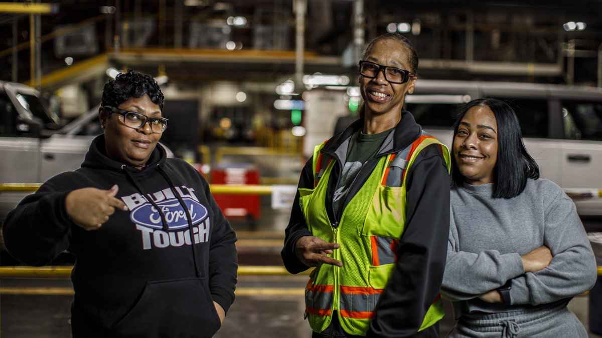 To the 35,000+ employees across 16 U.S. manufacturing plants that build Ford trucks for America – today we thank you.